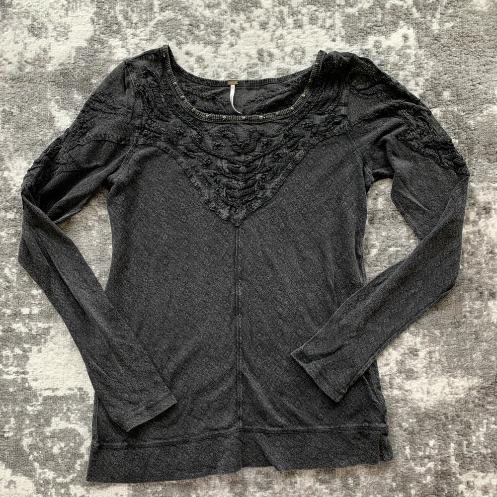 Free People Long Sleeve Top